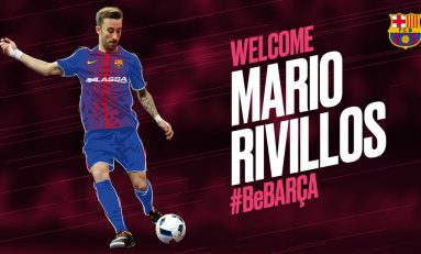 Rivillos ya es oficialmente jugador del Barça