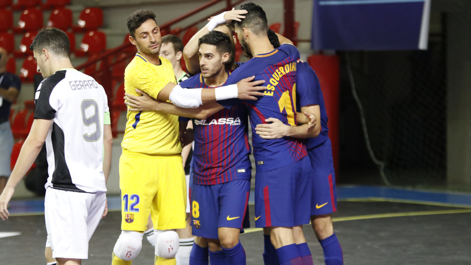 El Barça aplasta al ETO Gyor
