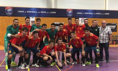 España golea y se proclama campeona de la Montaigu Futsal Cup Sub19