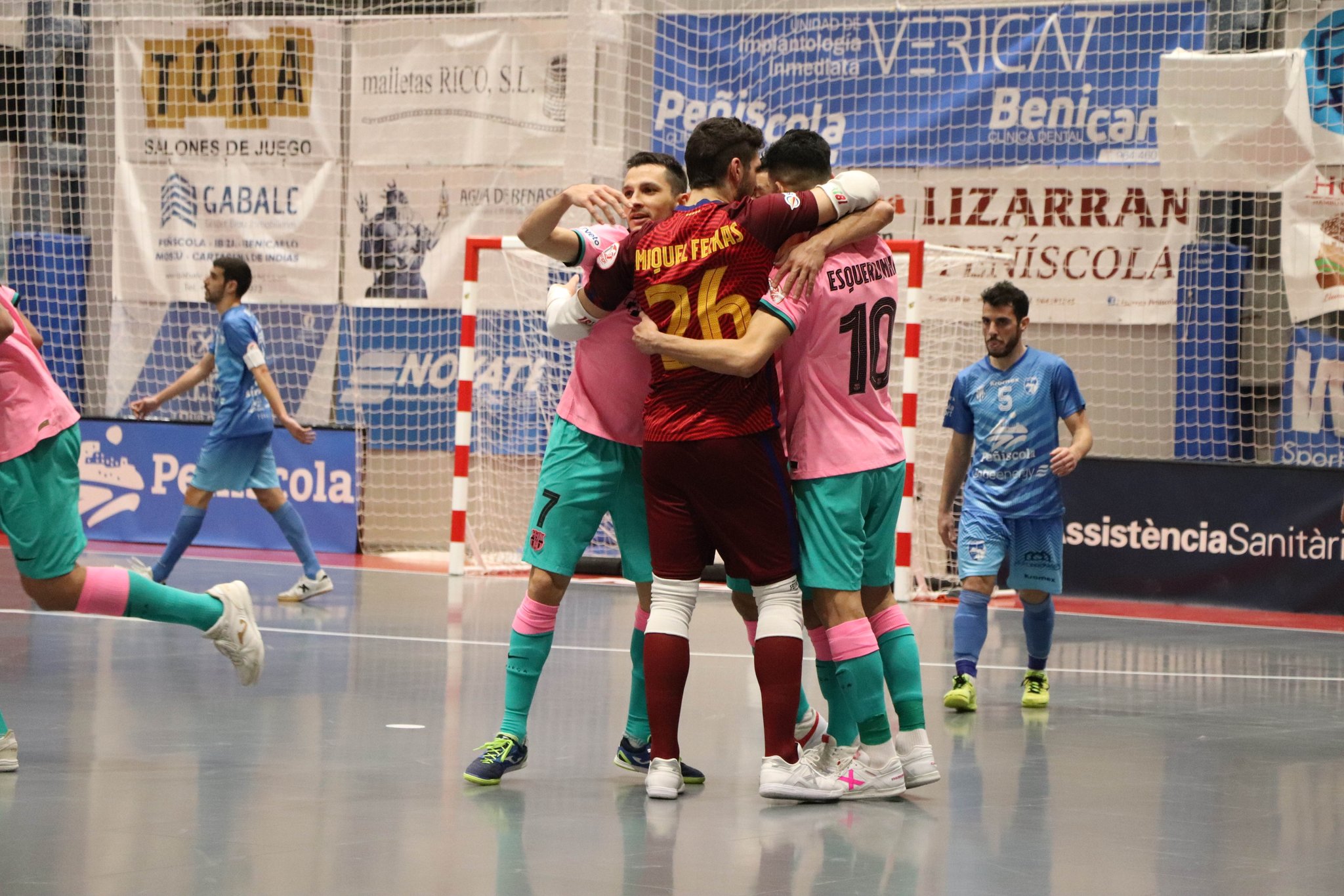 El Barça tira de pegada en Peñíscola