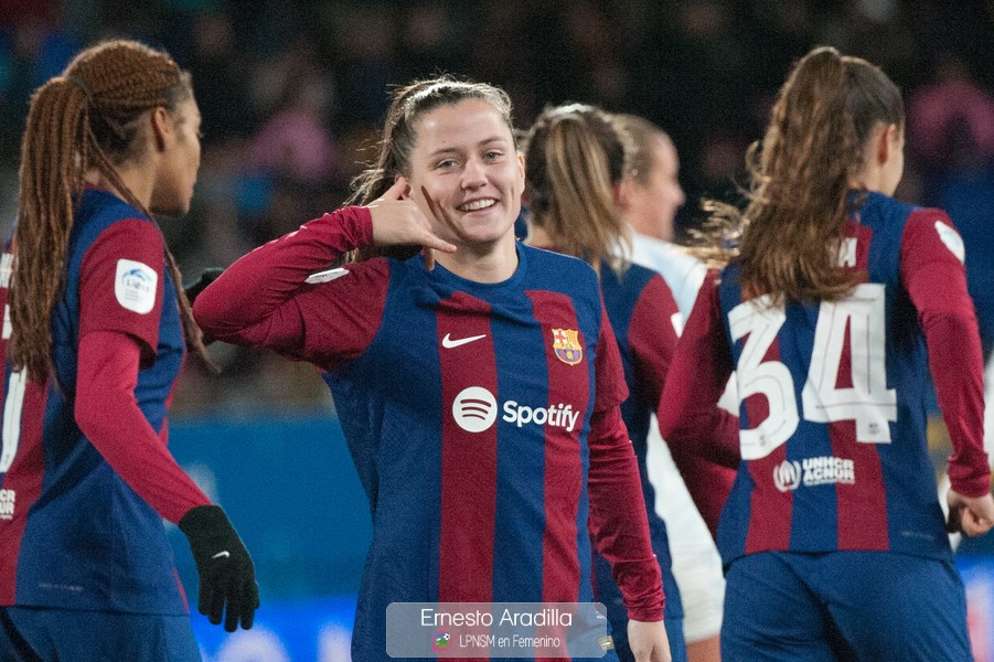 Claudia Pina, autora de uno de los goles ante el levante las Planas | Ernesto Aradilla