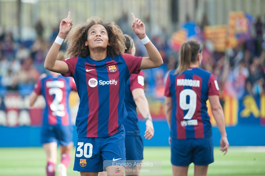 Vicky López, autora del segundo gol del Barcelona | Ernesto Aradilla