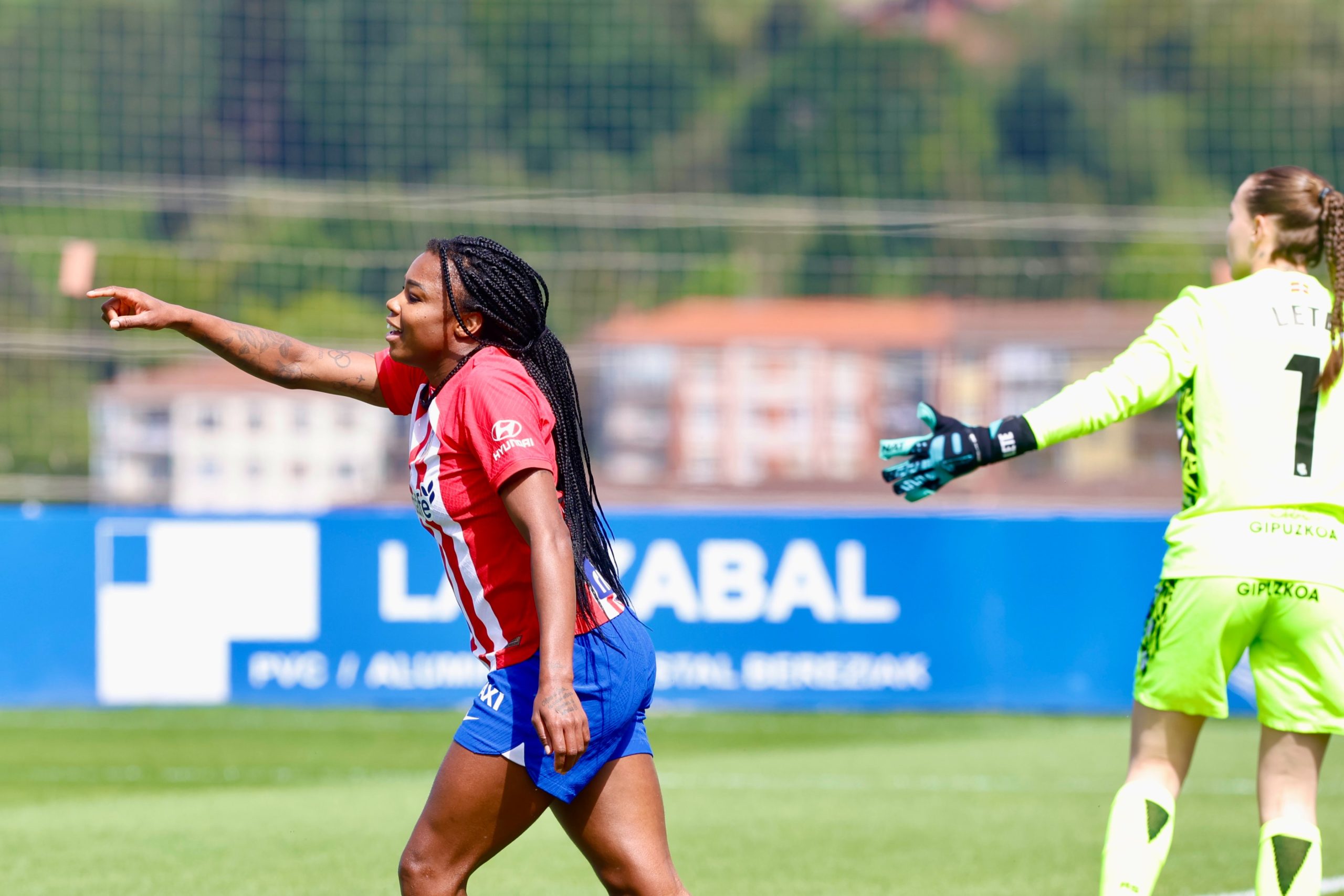 Ludmila abrió el marcador ante la Real Sociedad | @AtletiFemenino