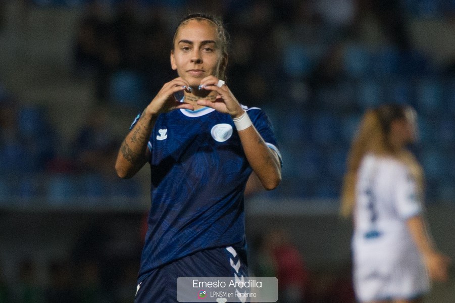 Maca Portales, celebrando el gol de la victoria | Ernesto Aradilla