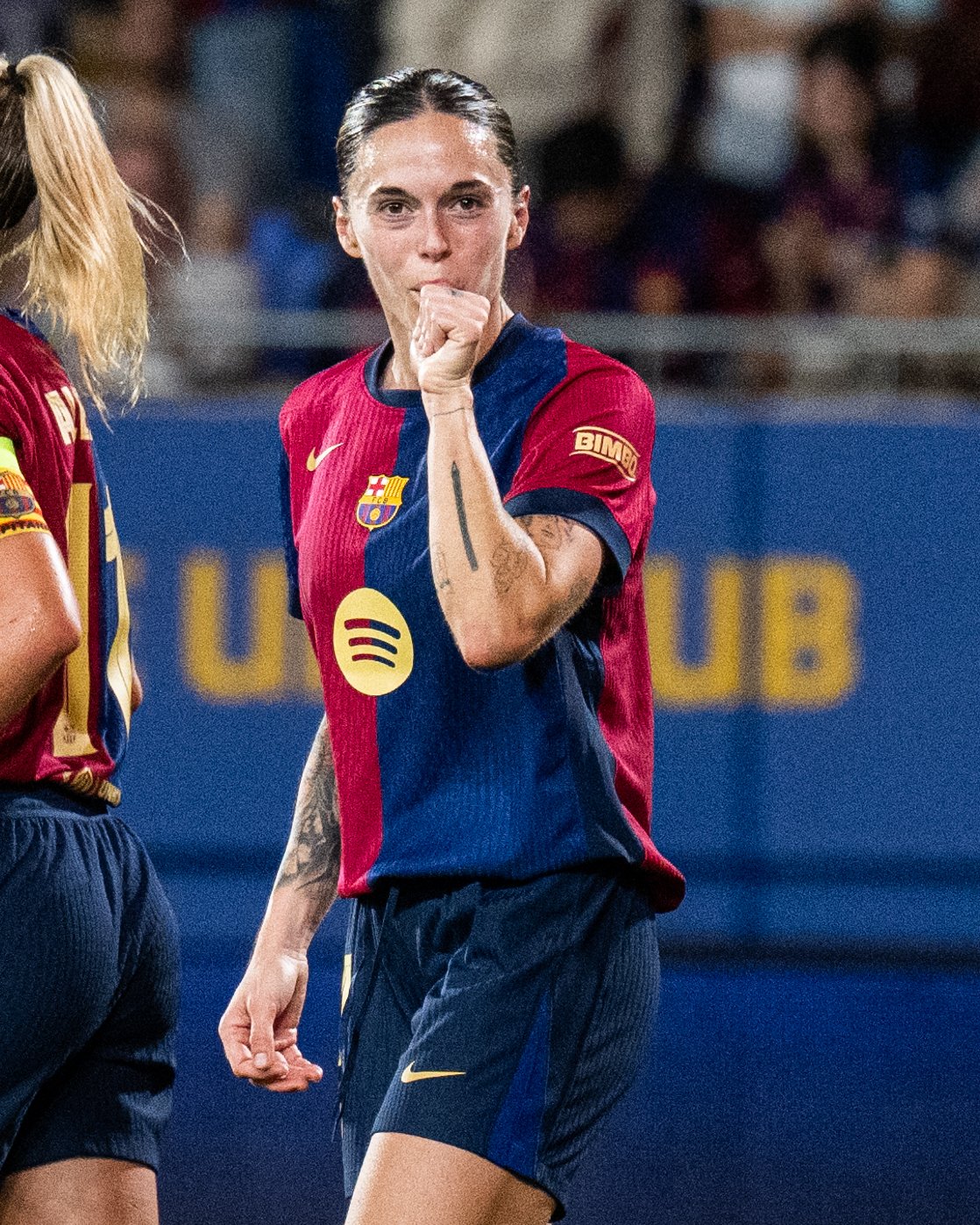 Mapi León, una de las goleadoras del partido | @FCBFemeni