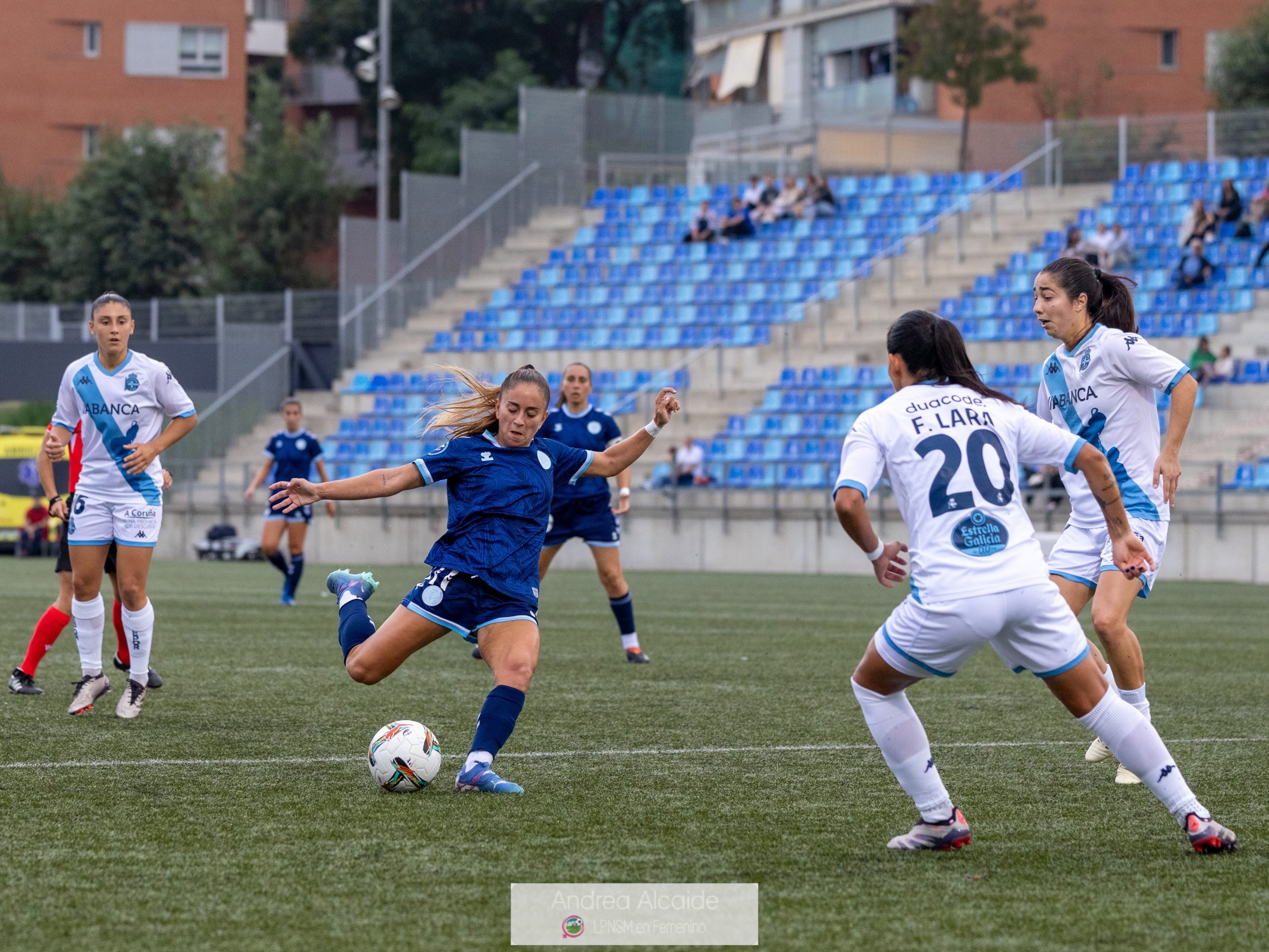 Elena Julve, una de las mejores del partido ante el Depor | Andrea Alcaide