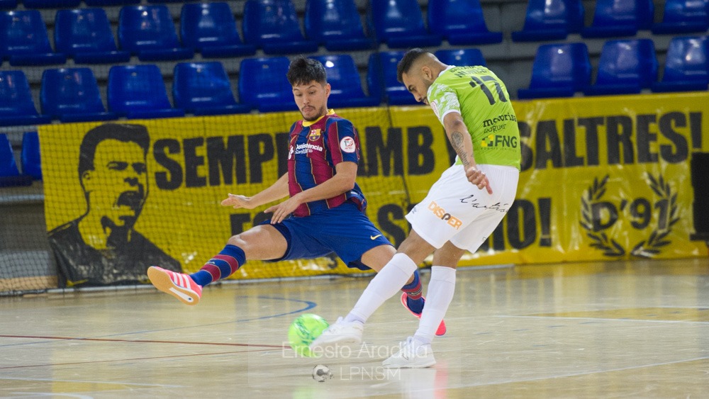 Barça tira de oficio para ganar a Palma Futsal