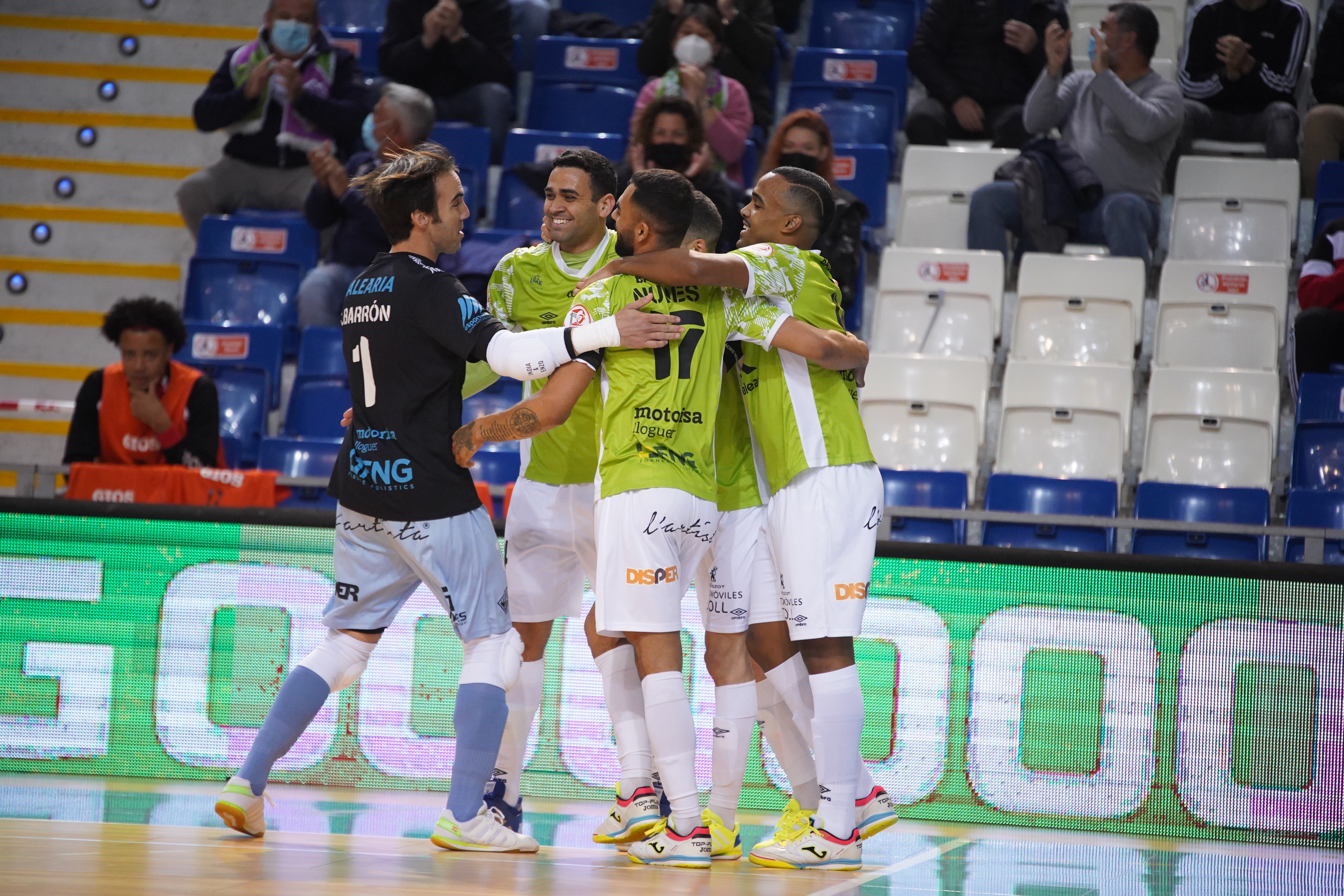 Clase magistral de futsal en Son Moix