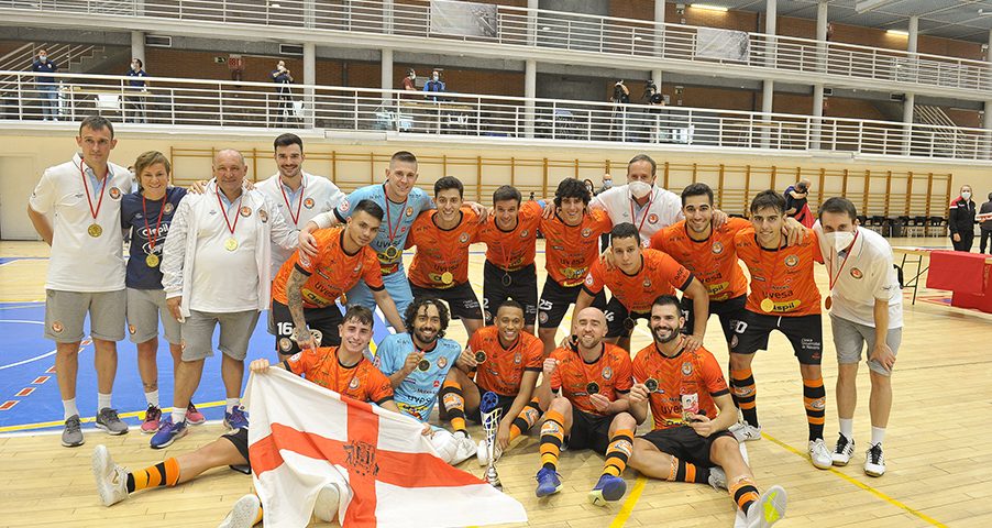 Fotogalería del Partido entre Aspil Jumpers Ribera Navarra FS y CD Xota