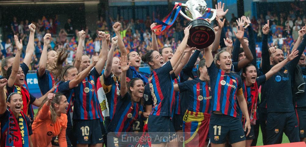 El Barcelona, tetracampeón de Liga